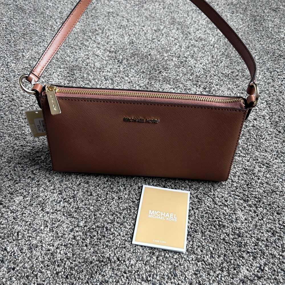 Michael Kors Vincent Tan Leather Handbag